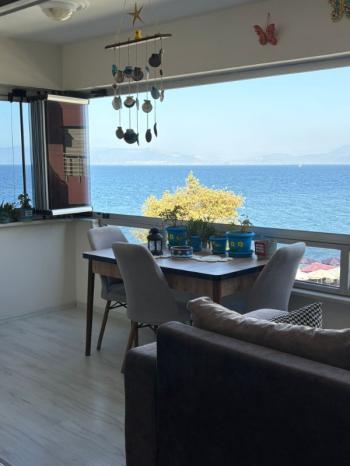 MUDANYA GÜZELYALI SAHİLDE ÖN SIRADA SAHİLE CEPHE / FULL DENİZ MANZARALI 3+1 DAİRE