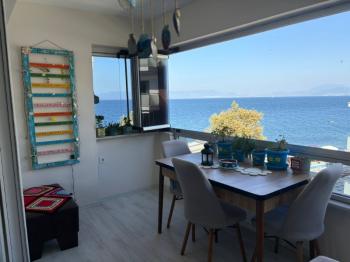 MUDANYA GÜZELYALI SAHİLDE ÖN SIRADA SAHİLE CEPHE / FULL DENİZ MANZARALI 3+1 DAİRE