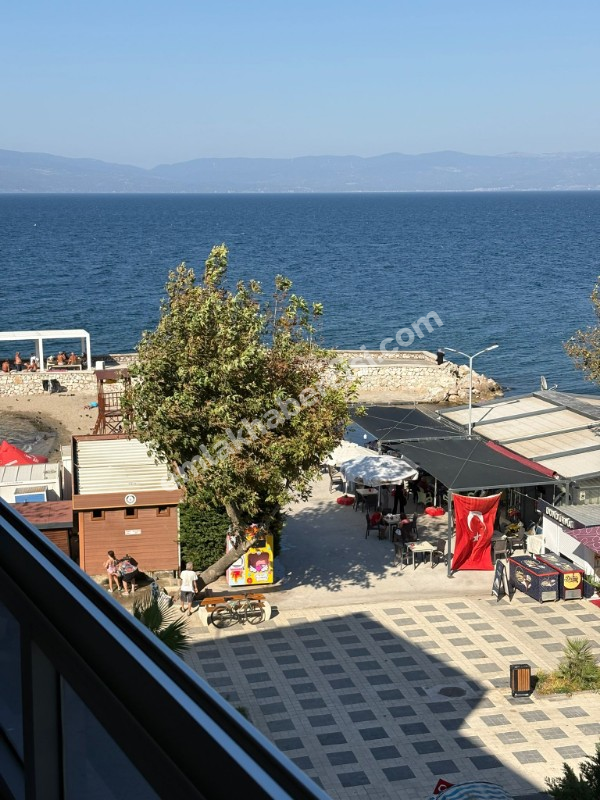 MUDANYA GÜZELYALI SAHİLDE ÖN SIRADA SAHİLE CEPHE / FULL DENİZ MANZARALI 3+1 DAİRE