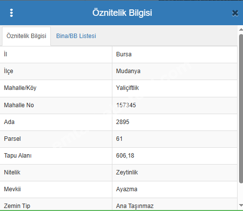 EMLAK HABERCİSİ \\\\\\\\\\\\\\\'NDEN MUDANYA,  DENİZ MANZARALI, KÖYİÇİ VE TRİLYE ANA YOL ARASINDA YATIRIMLIK 600 M2 ZEYTİNLİK