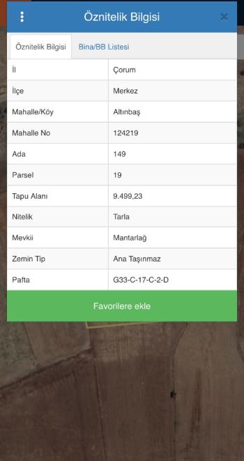 Güvenay - Çorum Altınbaş Mevkin de Satılık 15.887 m2 Tarla 