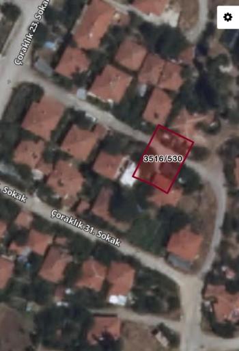 GÜVENAY - ÇORUM BAHÇELİEVLER ÇORAKLIK BAĞLARI  225 M2  HİSSESİ SATILIK ARSA