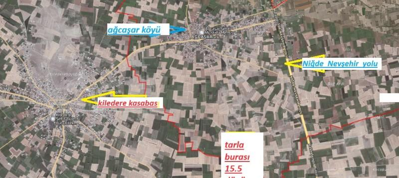 AĞCAŞAR köyünde   15.5  DÖNÜM SATILK  VERİMLİ TARLA 
