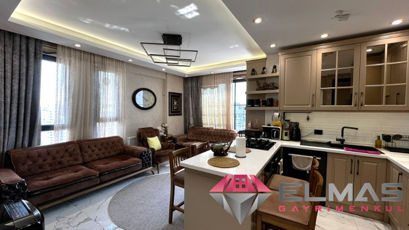 Elmas’tan Akdeniz Mah. Cepheleri Açık Havuzlu  2+1