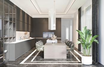 Kıbrıs Girne Çatalköy bölgesinde Türk Tapulu Denize Sıfır Kendi Koyu Bulunan Süper Lüks Triplex Villa 