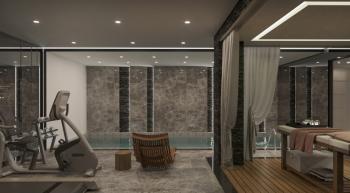 Kıbrıs Girne Çatalköy bölgesinde Türk Tapulu Denize Sıfır Kendi Koyu Bulunan Süper Lüks Triplex Villa 