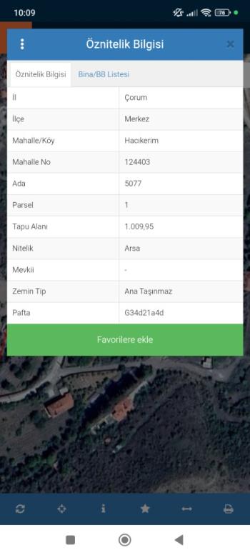 Güvenay - Çorum İçeridere (hacıkerim) Bağlar Girişi 1009 M² Satılık ARSA
