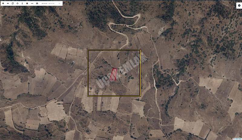 AFYON ÜÇOK EMLAKTAN SARIK DA SATILIK 2.055M² BÜYÜKLÜĞÜNDE TARLA