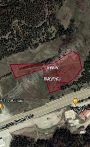Güvenay - Çorum Samsun Yolu Üzeri Ticari İmarlı Arsa 