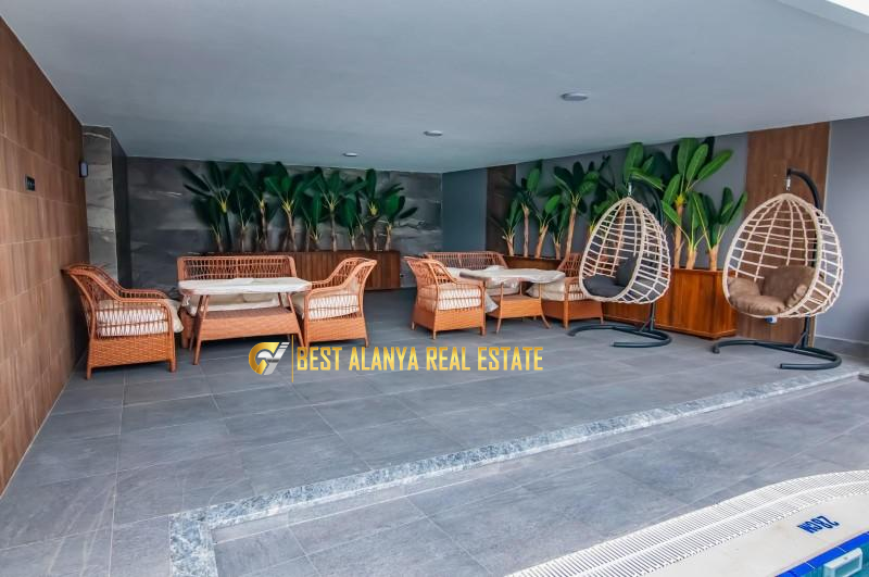 KURTSAFİR BAKAN RESİDENCE ALANYA MAHMUTLAR KİRALIK EŞYALI 2+1 DAİRE AYLIK 650 €