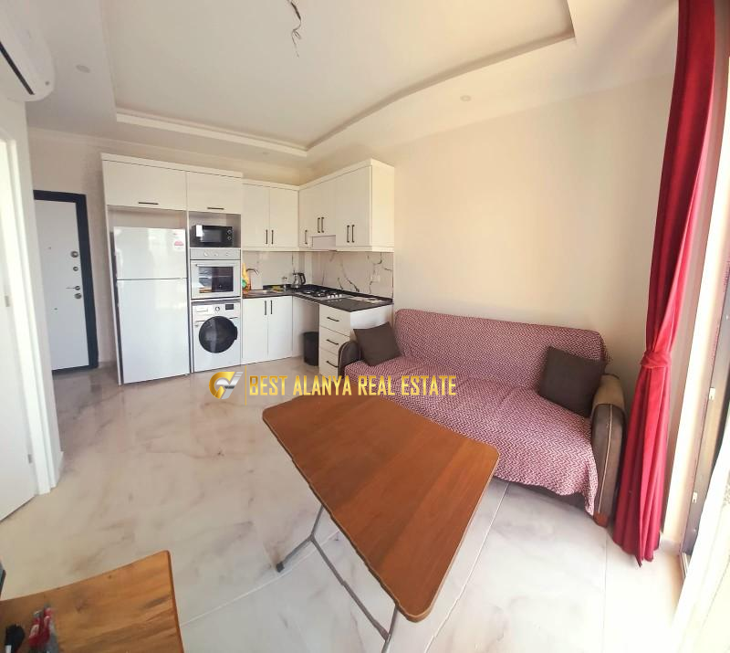 DEMİRTAŞ ALANYA KİRALIK EŞYALI 1+1 RESİDENCE DAİRE AYLIK KİRA BEDELİ 400 € ALANYA ANTALYA