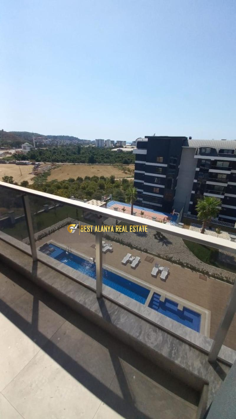 DEMİRTAŞ ALANYA KİRALIK EŞYALI 1+1 RESİDENCE DAİRE AYLIK KİRA BEDELİ 400 € ALANYA ANTALYA