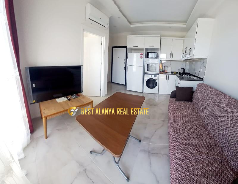 DEMİRTAŞ ALANYA KİRALIK EŞYALI 1+1 RESİDENCE DAİRE AYLIK KİRA BEDELİ 400 € ALANYA ANTALYA