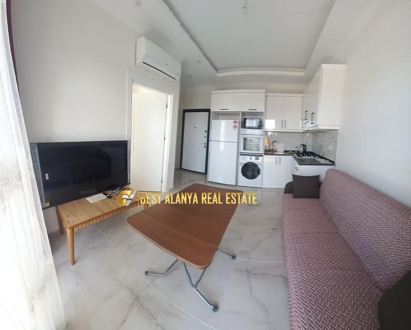 DEMİRTAŞ ALANYA KİRALIK EŞYALI 1+1 RESİDENCE DAİRE AYLIK KİRA BEDELİ 400 € ALANYA ANTALYA