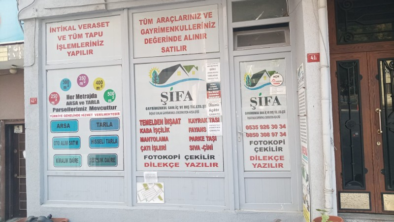 Çatalca merkezinde Devren Emlak eşyalı ofis kiralıktır.