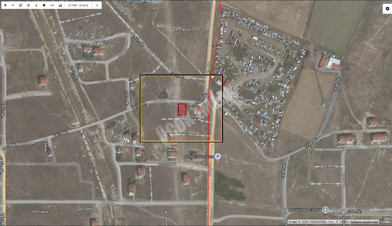 AFYON ÜÇOK EMLAKTAN ERTUĞRUL GAZİ MAH SATILIK 300M FIRSAT ARSA