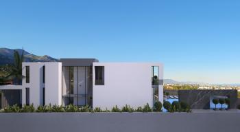 Kıbrıs Girne Edremit Bölgesinde 7+2 Süper Lüks Kapanmaz Deniz Manzaralı Villa 