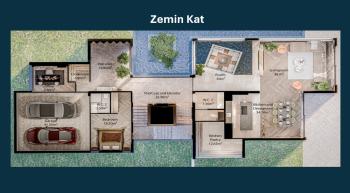 Kıbrıs Girne Edremit Bölgesinde 7+2 Süper Lüks Kapanmaz Deniz Manzaralı Villa 