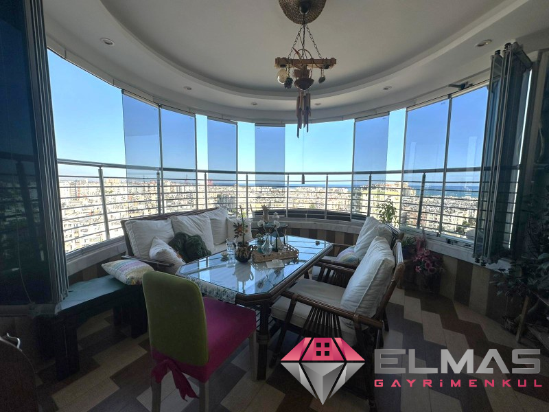 Elmas'tan Cumhuriyet'te Panaromik Deniz Manzarasıyla Ferah 3+1