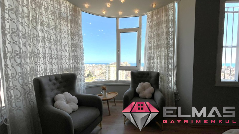 Elmas'tan Cumhuriyet'te Panaromik Deniz Manzarasıyla Ferah 3+1