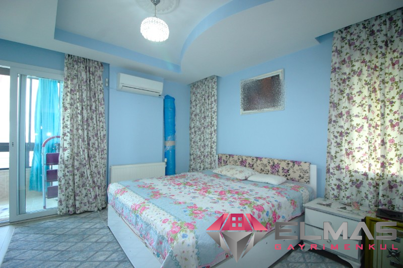 Elmas'tan Deniz Manzaralı ,Doğalgazlı ,Ebeveyn Banyolu,Full Extralı