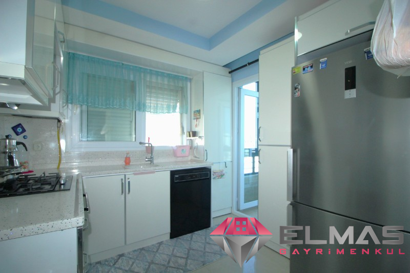 Elmas'tan Deniz Manzaralı ,Doğalgazlı ,Ebeveyn Banyolu,Full Extralı