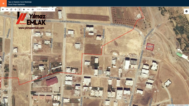 YILMAZ EMLAKTAN 17'LİK AŞİYANKENT ÇEVREYOLUNDA SATILIK 500 m² ARSA