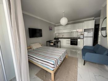 Kıbrıs İskele Long Beach Havuzlu Sitede Kiralık Sıfır Eşyalı Stüdyo Daire