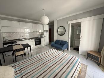 Kıbrıs İskele Long Beach Havuzlu Sitede Kiralık Sıfır Eşyalı Stüdyo Daire
