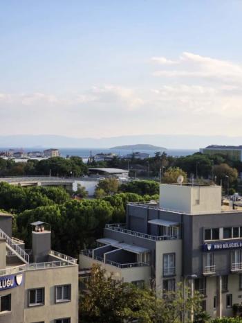 BAŞYAPIT DRAGOS SİTESİ 1+1 40 M² NET DENİZ MANZARALI VE BALKONLU