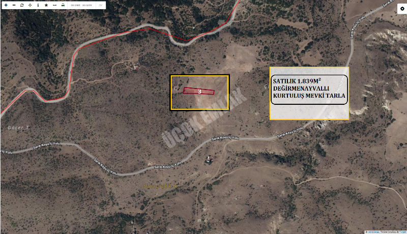 AFYON ÜÇOK EMLAKTAN DEĞİRMENAYVALLI KÖYÜ SATILIK FIRSAT ARSALAR