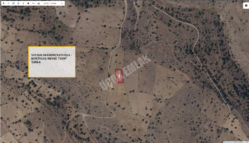 AFYON ÜÇOK EMLAKTAN DEĞİRMENAYVALLI KÖYÜ SATILIK FIRSAT ARSALAR