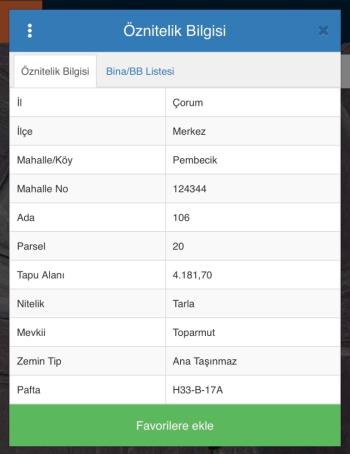 GÜVENAY - ÇORUM MERKEZ PEMBECİK KÖYÜNDE SATILIK TARLA