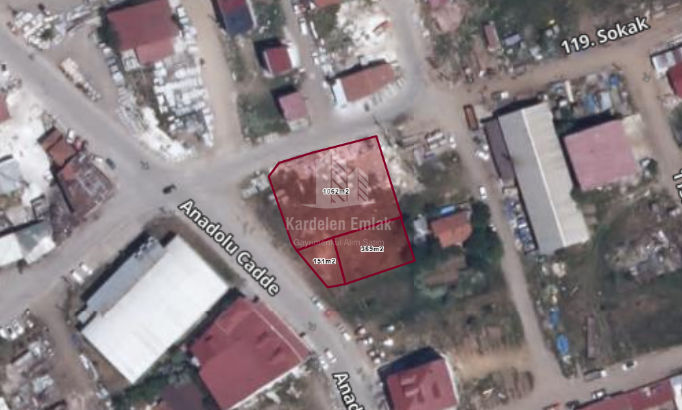 SANAYİ BÖLGESİNDE SATILIK TİCARİ ARSALAR