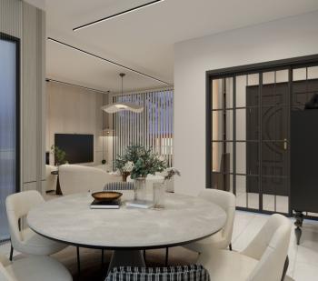 Kıbrıs Girne Alsancak Bölgesinde 380 M2 Arsa Alanı İçerisinde Satılık Lüks 4+1 Modern Mimari Villa 