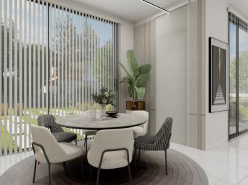 Kıbrıs Girne Alsancak Bölgesinde 380 M2 Arsa Alanı İçerisinde Satılık Lüks 4+1 Modern Mimari Villa 