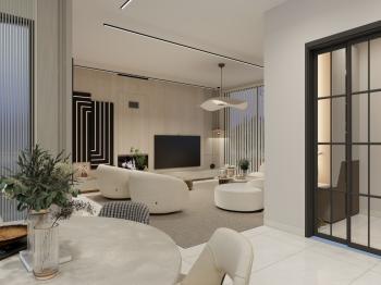 Kıbrıs Girne Alsancak Bölgesinde 380 M2 Arsa Alanı İçerisinde Satılık Lüks 4+1 Modern Mimari Villa 