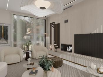 Kıbrıs Girne Alsancak Bölgesinde Alsancak Milli Parkına 500 Metre Mesafede 380 M2 Arsa Alanı İçerisinde Satılık Lüks 4+1  Villa