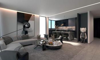 Lefkoşa Gönyeli Villalar Bölgesinde Satılık Yeni 3+1 PENTHOUSE