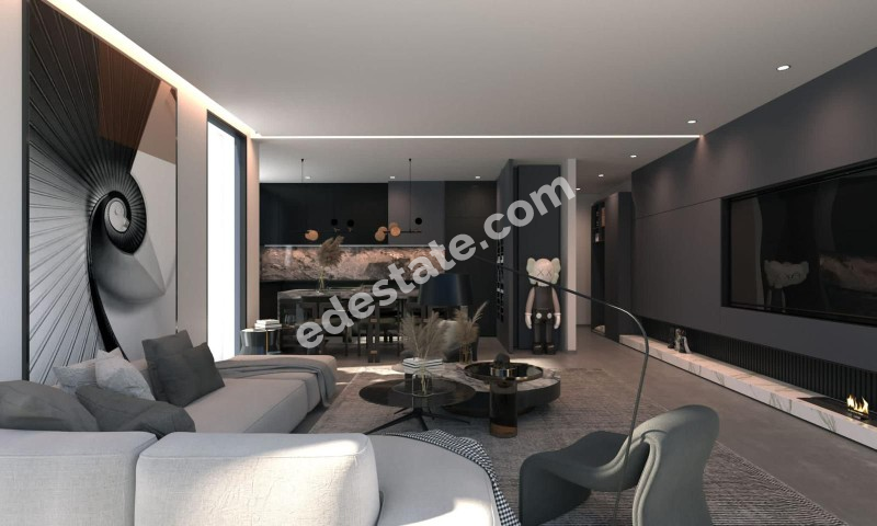Lefkoşa Gönyeli Villalar Bölgesinde Satılık Yeni 3+1 PENTHOUSE