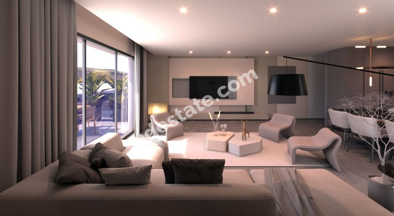 Lefkoşa Gönyeli Villalar Bölgesinde Satılık Yeni 3+1 PENTHOUSE