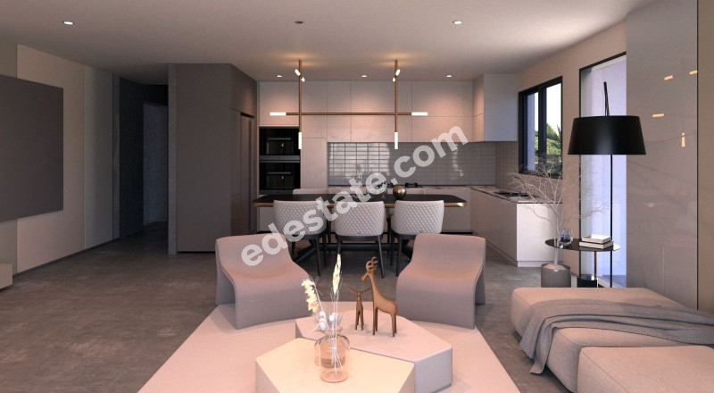 Lefkoşa Gönyeli Villalar Bölgesinde Satılık Yeni 3+1 PENTHOUSE