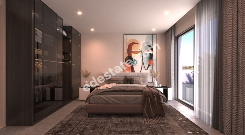 Lefkoşa Gönyeli Villalar Bölgesinde Satılık Yeni 3+1 PENTHOUSE