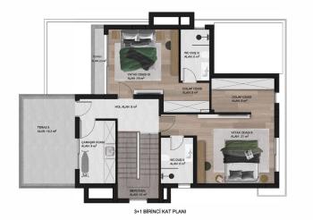 Kıbrıs Girne Edremit Bölgesinde Merit Park Otel'e Yürüyüş Mesafesinde Satılık Lüks 3+1 Villa 