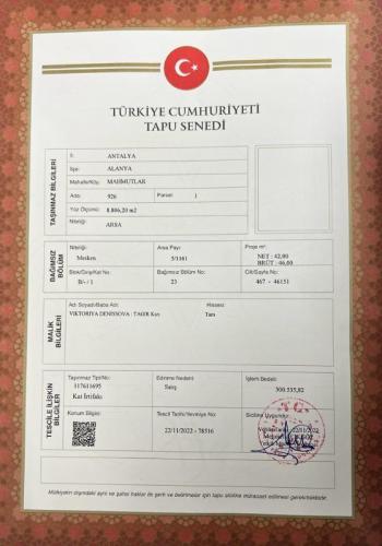 1+1  Apartment for sale in Mahmutlar Alanya 