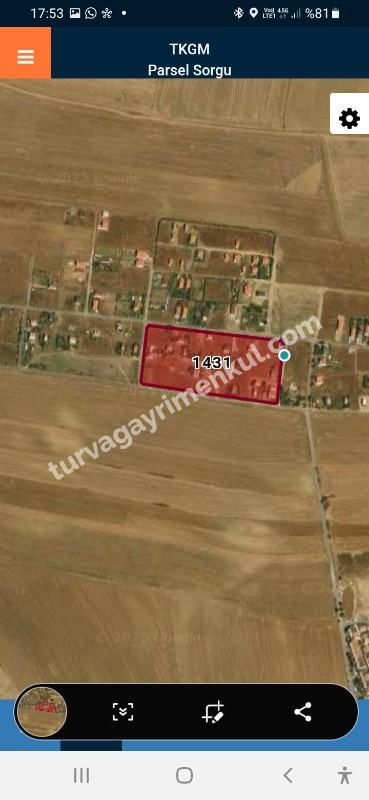 SÜLEYMANPAŞA KARA EVLİ DE TRİBLEKS İMARLI YATIRIMLIK KONUT İMARLI ARSA 