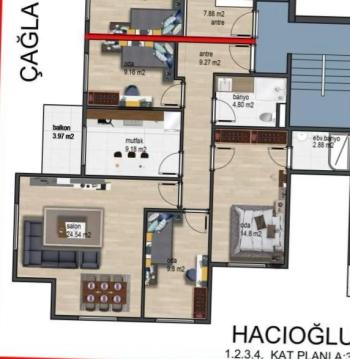 Tuzla İstasyon Mahallesinde 5+2 Dubleks