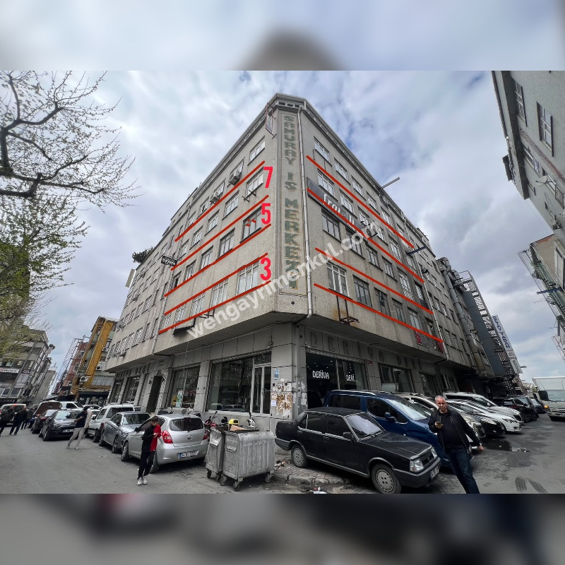 GÜNGÖREN SANAYİDE İŞ HANINDA 3 KAT 900M2 SATILIK İMALATHANE.