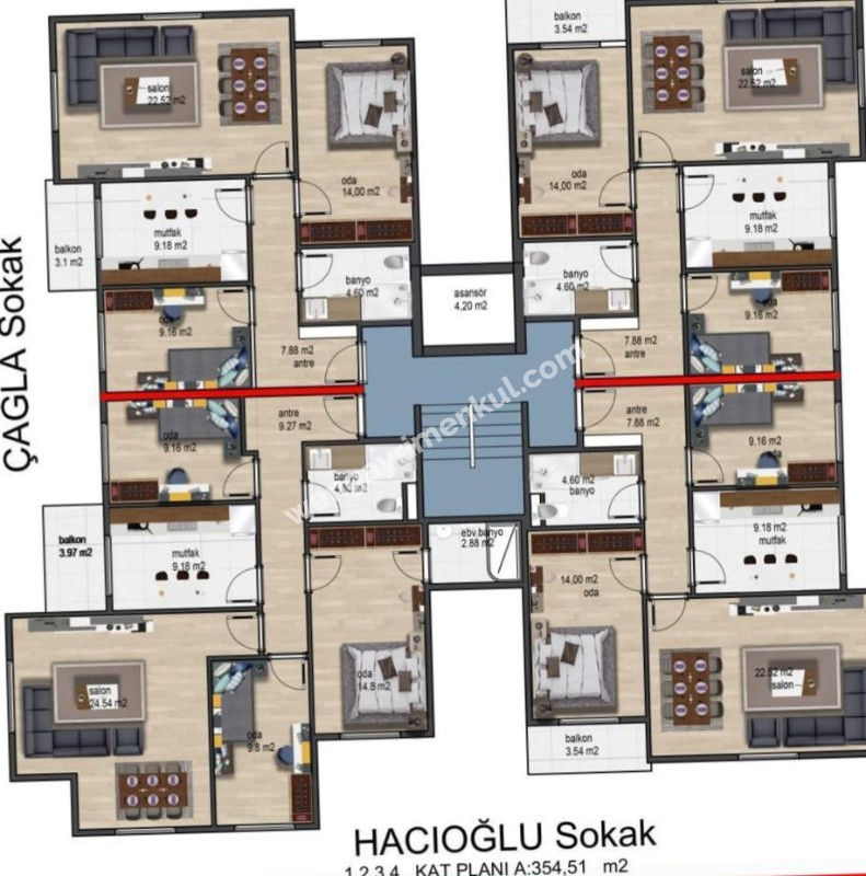 Tuzla İstasyon Mahallesinde 5+2 Dubleks