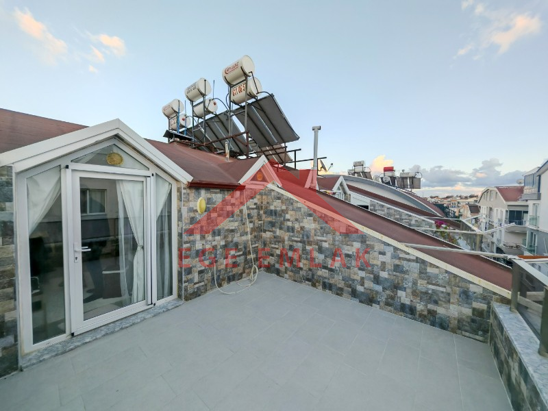 Didim Hisar - Efeler Sınırında Önü Açık Teraslı Dubleks